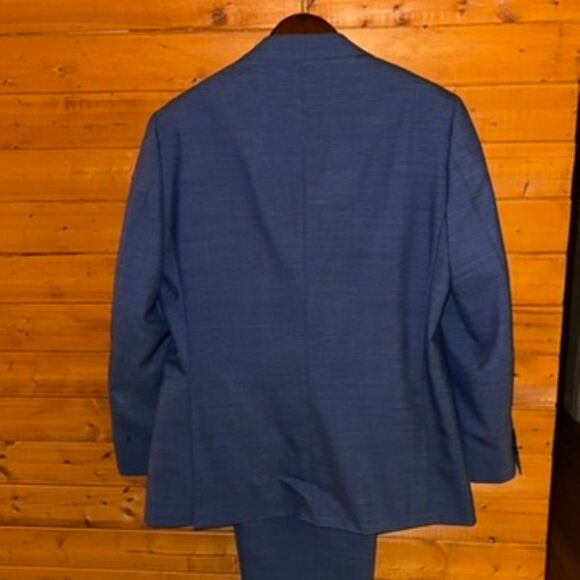 $599 Suitsupply Lazio 44R FULL SUIT 100% Wool VBC fabric Men's 38x30 pants - Picture 7 of 17